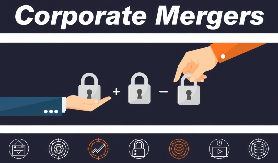 Visualisation des transferts de données lors de fusions d'entreprises