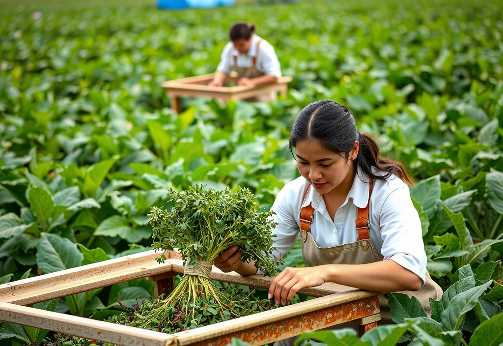 Fournisseurs biologiques récoltant des plantes pour Eiffelvitcz