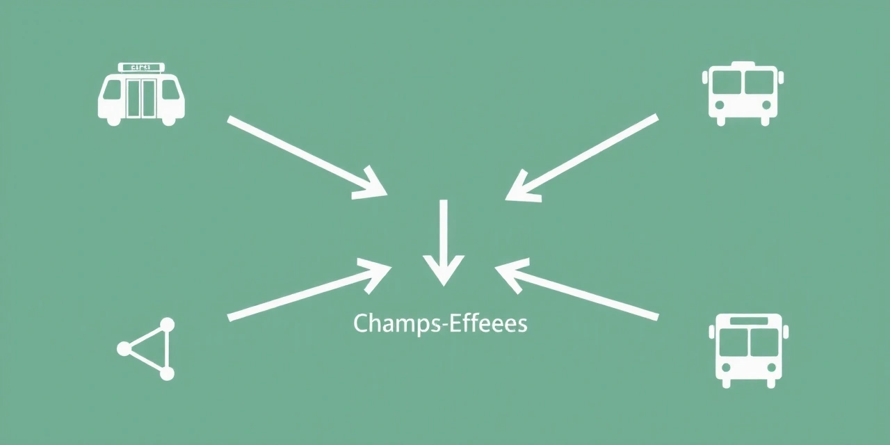 Icône de localisation avec des directions vers Eiffelvitcz