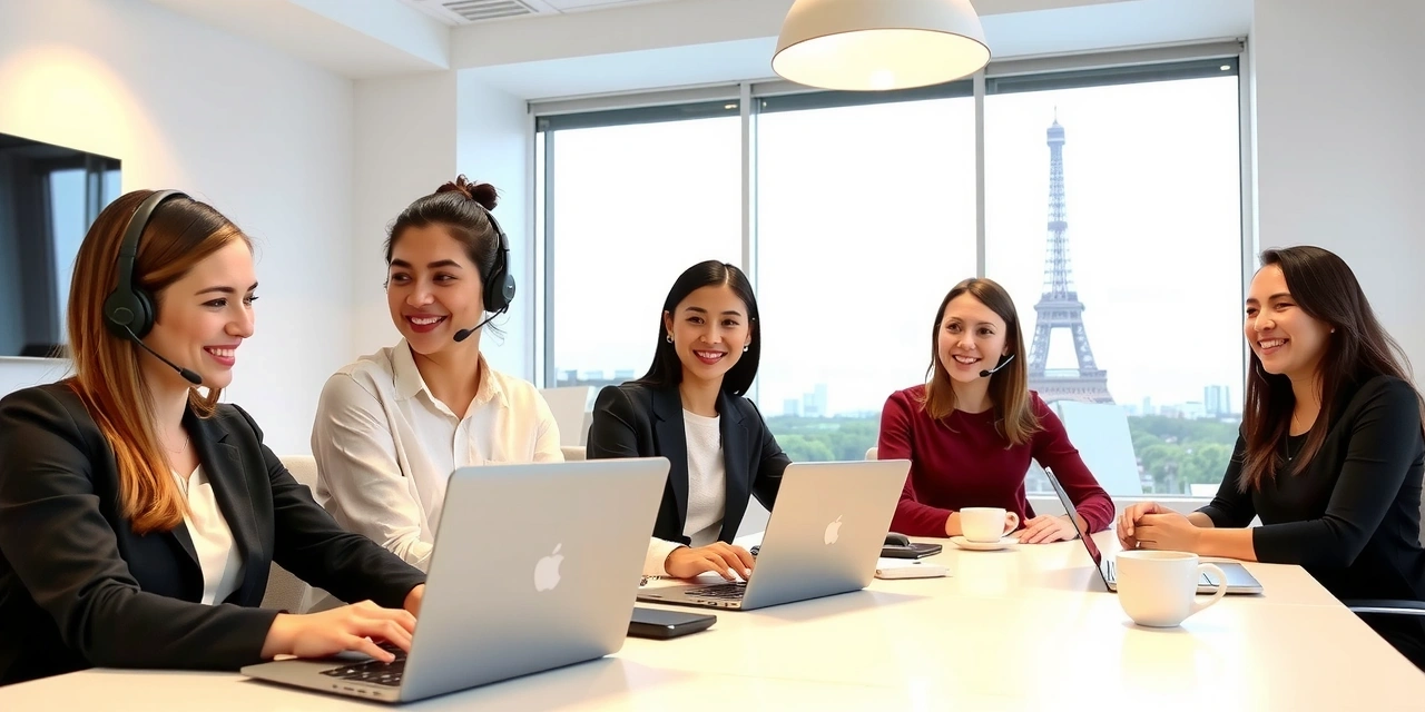 Image représentant une équipe de support client souriante et prête à aider