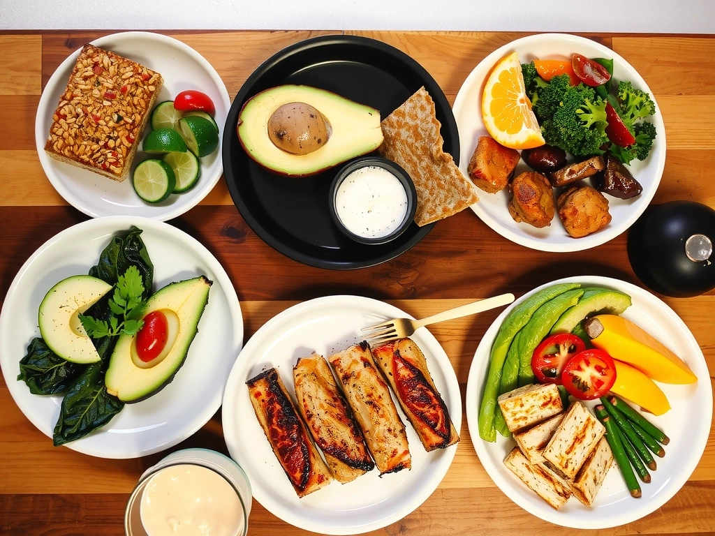 Représentation de repas équilibrés